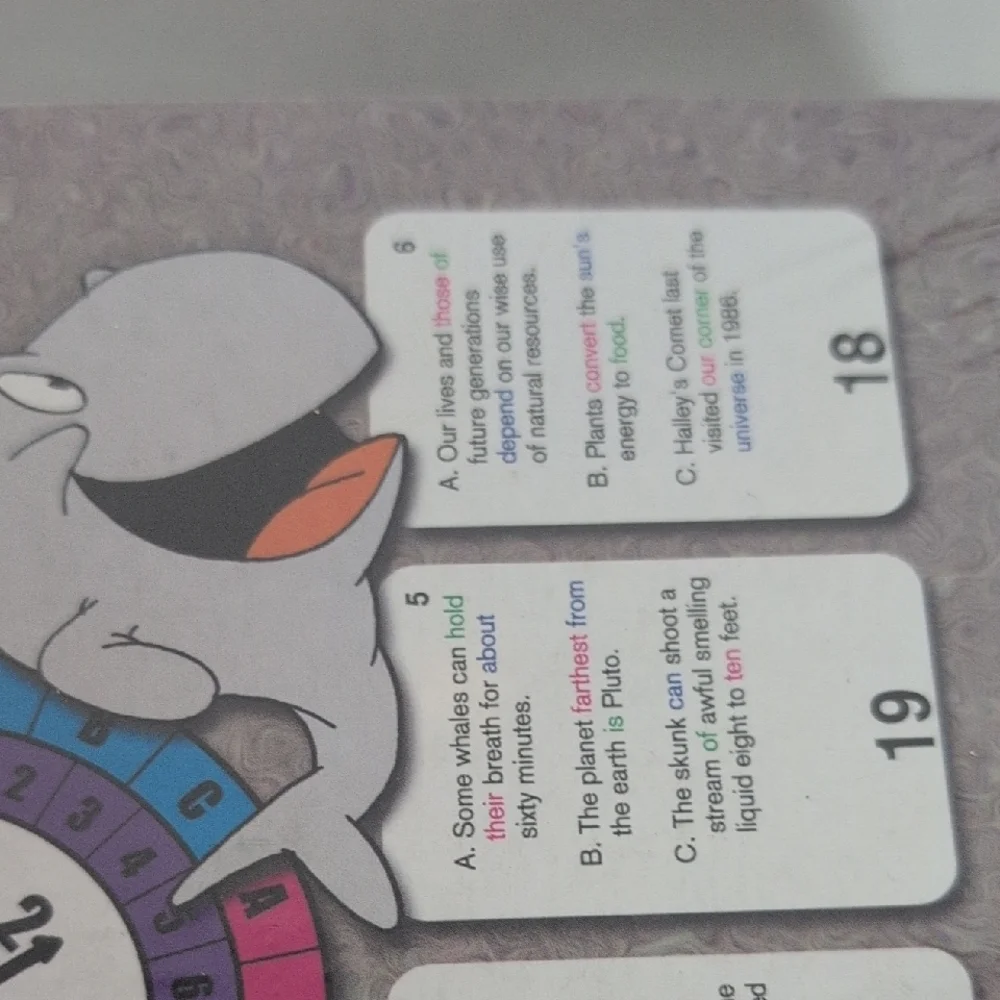 Name that Word Parts of Speech Game